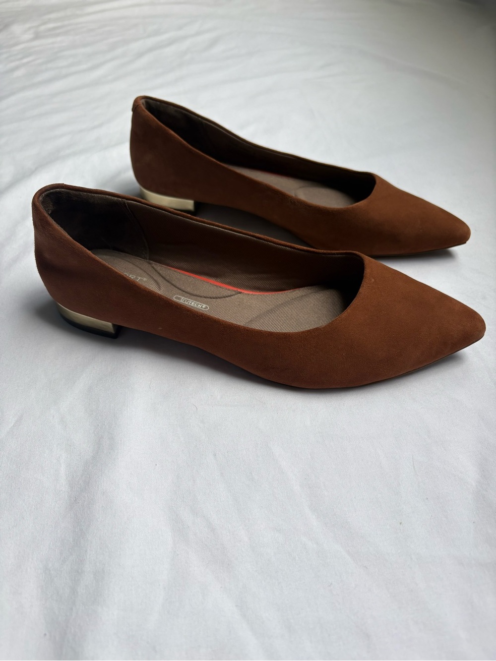 Rockport Total Motion Kaiya Pumps Brown Suede Size 6M
